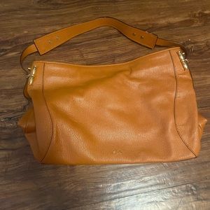 Ralf Lauren leather purse camel color